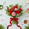 Christmas flower bouquet by Chits Floral House