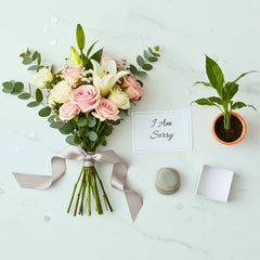 I’m sorry flower bouquet by Chits Floral House