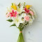 Vibrant mixed flower bouquet by Chits Floral House