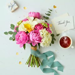 Thank you flower bouquet by Chits Floral House