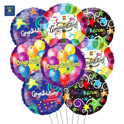 Congratulations 18 Inch Foil Balloon for Flower Gift Delivery