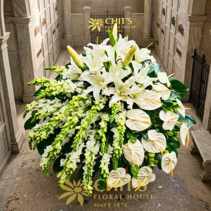 Serene Horizon Casket Spray