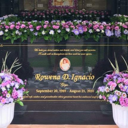 Turnkey Mausoleum Floral Set-Up