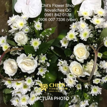 Mass Offertory Altar Flower Pair