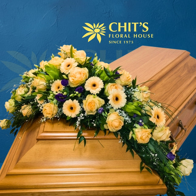 Classic Remembrance Grand Spray funeral flowers Chits Floral House Philippines