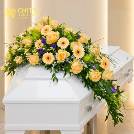 Classic Remembrance Grand Spray funeral flowers Chits Floral House Philippines