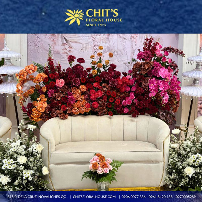 Flower Wall (Fresh Flowers)