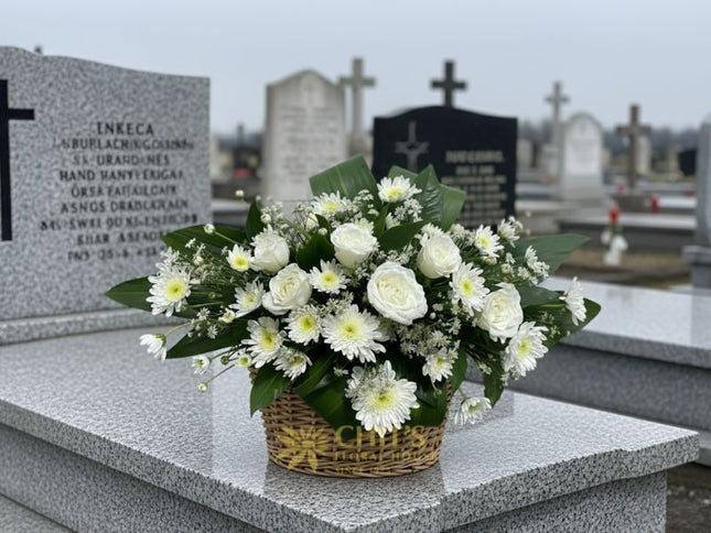 Funeral flower basket delivery in Metro Manila