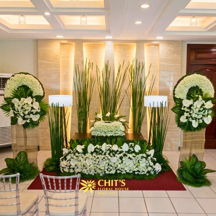 Funeral Urn Flower Set 4