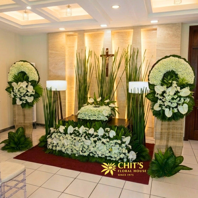 Funeral Urn Flower Set 4