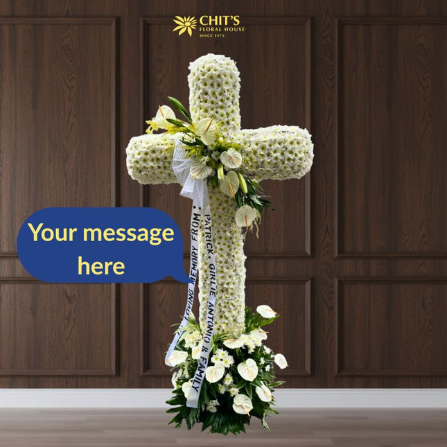 memorys-cross-funeral-flower-stand
