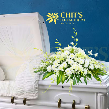 Orchid and Radus Majestic Tribute funeral flowers Chits Floral House Philippines