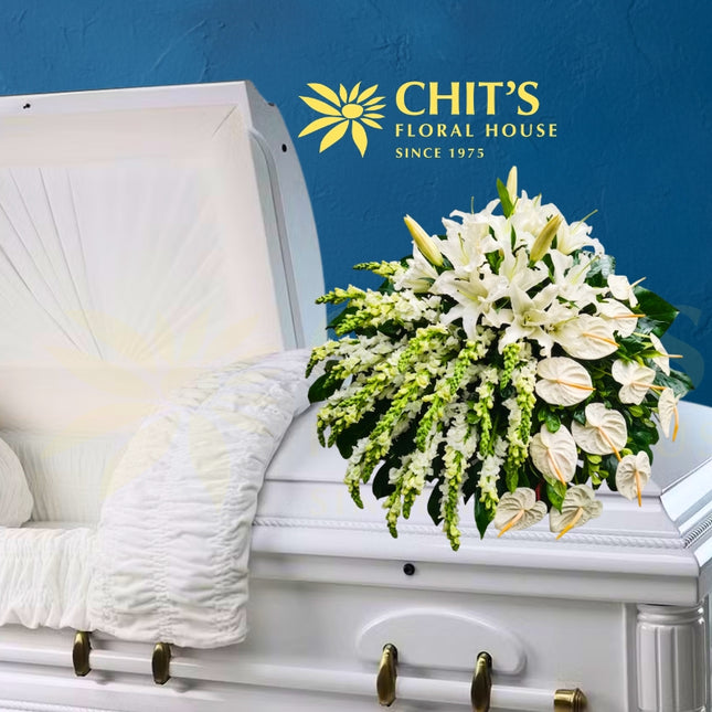 Serene Horizon Casket Spray