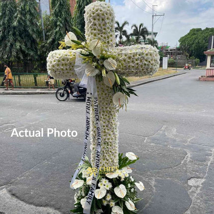 standing-funeral-cross-white-flowers-philippines