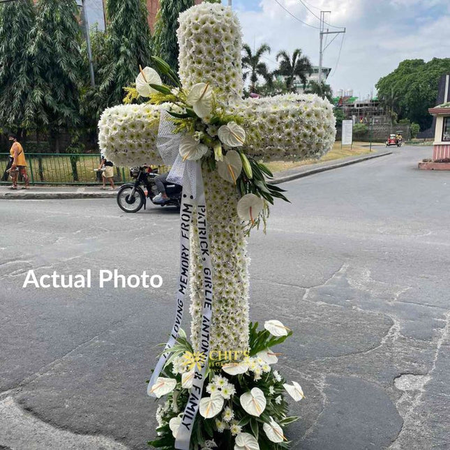 standing-funeral-cross-white-flowers-philippines