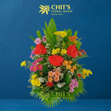 vivid-life-celebration-funeral-flower-basket