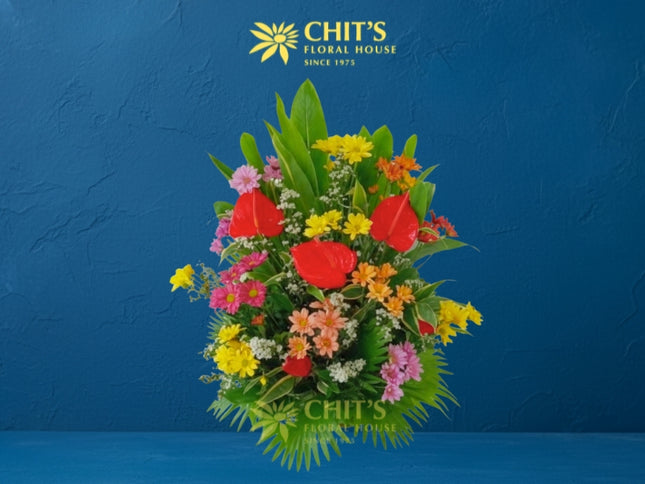 vivid-life-celebration-funeral-flower-basket