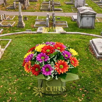 Little Light White Mums Undas Memorial Centerpiece